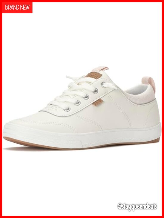 Slip On Leather Sneakers Cushioned Lightweight Casual Walking Shoes